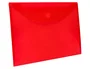 Liderpapel Carpeta dossier A4 roja con cierre de velcro