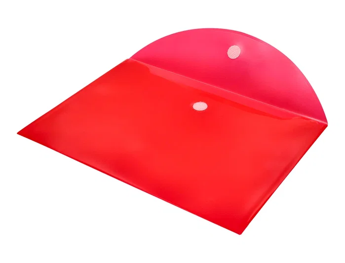 Liderpapel Carpeta dossier A4 roja con cierre de velcro Liderpapel Carpeta dossier A4 roja con cierre de velcro