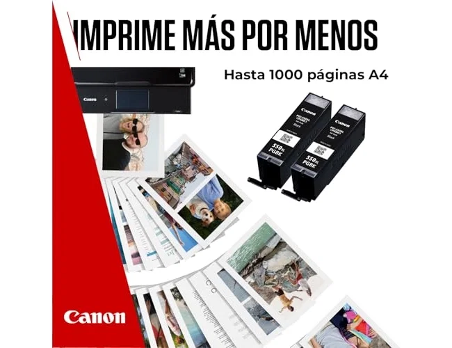 Canon PGI-550XL 6431B010 Negro Twin Pack