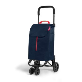 Gimi Carro de la compra Twin azul 50 l