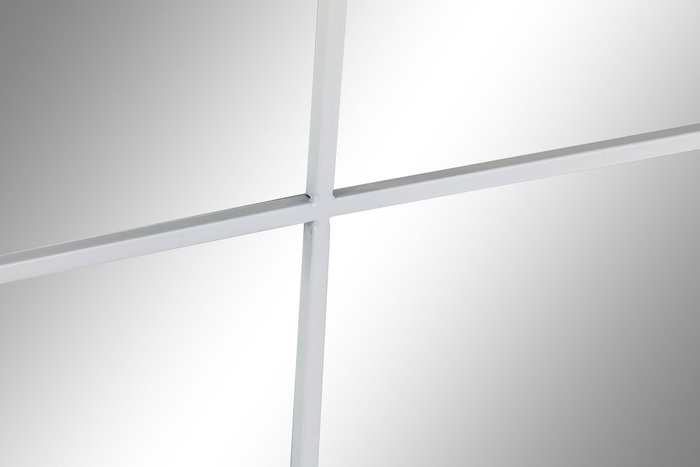 DKD Home Decor Espejo Loft Anxi white Blanco Hierro Cristal 2 x 180 x 90 cm