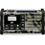 Sangean MMR-88 DAB+ Camuflaje Radio de Emergencia con Manivela y Solar