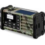 Sangean MMR-88 DAB+ Camuflaje Radio de Emergencia con Manivela y Solar