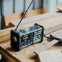 Sangean MMR-88 DAB+ Camuflaje Radio de Emergencia con Manivela y Solar