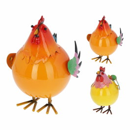 Ipae Progarden Gallo/Gallina Saltarín de Metal con Movimiento