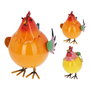 Ipae Progarden Gallo Gallina Saltarín de Metal Decoración de Jardín Exterior con Movimiento 20 x 25 x 29 cm