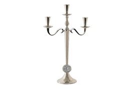 DKD Home Decor Candelabro Camila Glam Plateado 30 x 46 x 12 cm