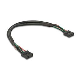 DeLOCK Cable USB 2.0 de 10 pines a 10 pines, 25 cm