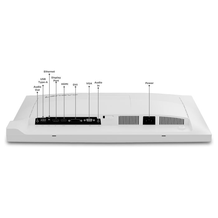Lenovo C24d-20 Monitor 61cm/24" 1920x1200 WUXGA IPS 16:10 5ms 60Hz HDMI DVI VGA Gris Blanco