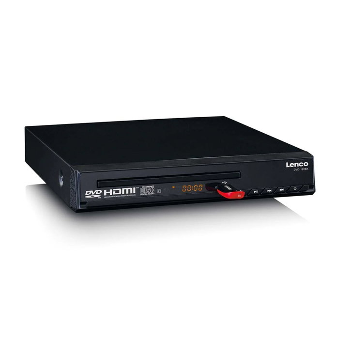 Lenco DVD-120BK Black