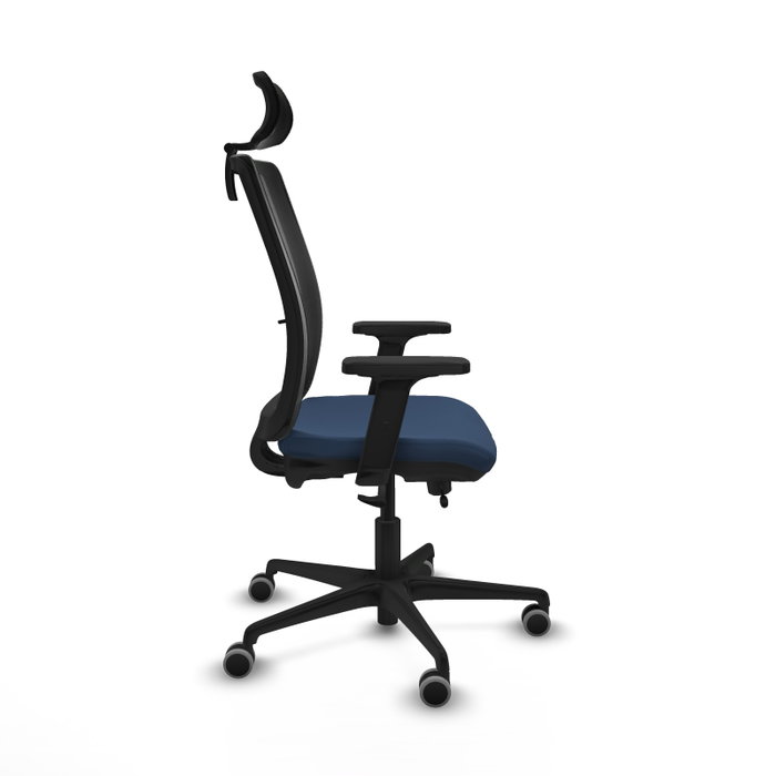 PIQUERAS Y CRESPO Silla de oficina Haches Azul Marino y Negro PIQUERAS Y CRESPO Silla de oficina Haches Azul Marino y Negro