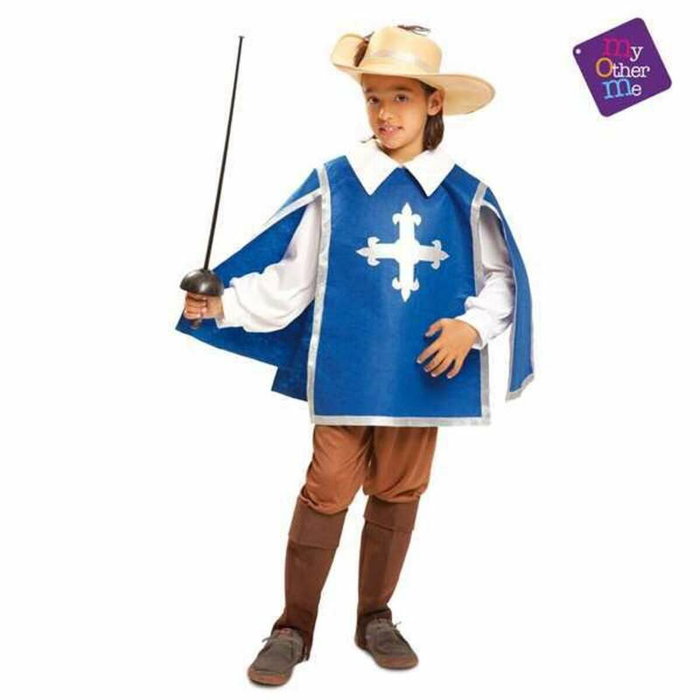 My Other Me Disfraz Mosquetero Azul Talla 10-12 Y