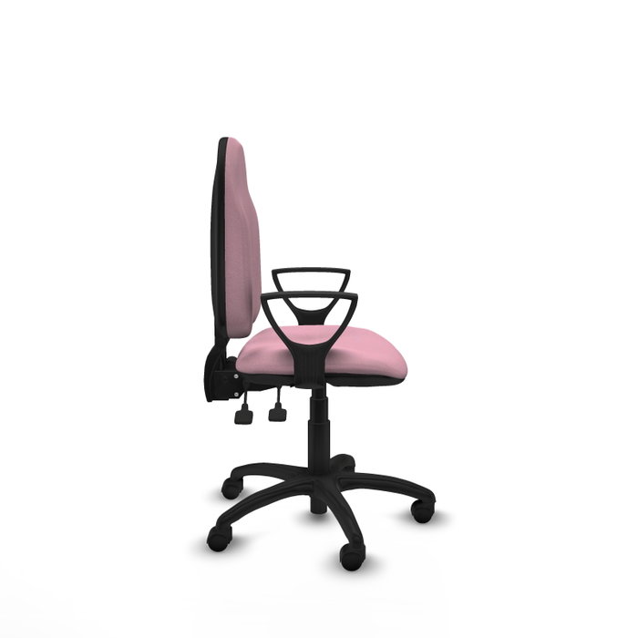 PIQUERAS Y CRESPO Silla de oficina Algarra, Tela Rosa, Mecanismo Asincro PIQUERAS Y CRESPO Silla de oficina Algarra, Tela Rosa, Mecanismo Asincro