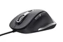 Trust Fyda Ratón Ergonómico con Cable USB, 5000 DPI, Negro