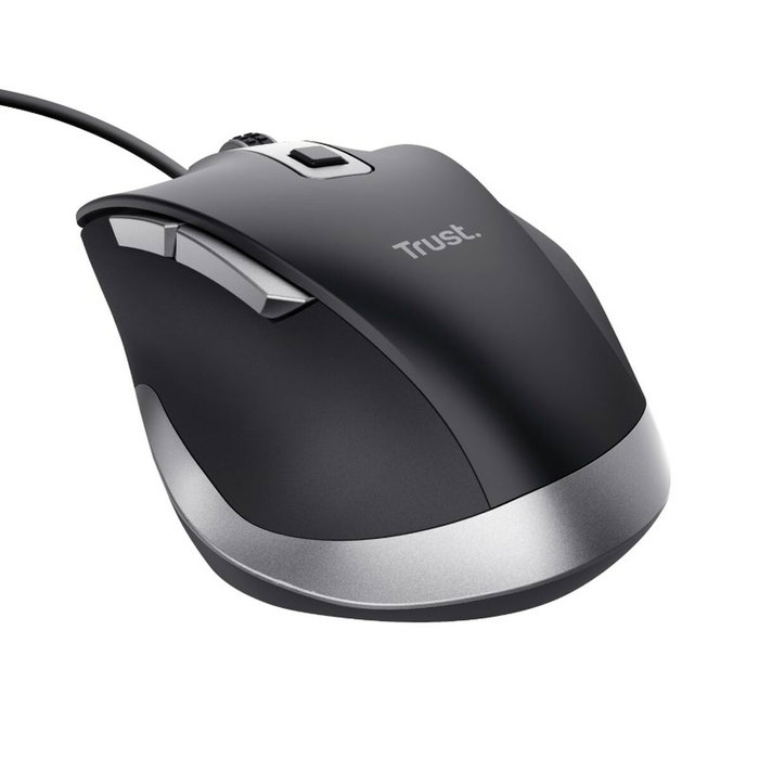 Trust Fyda Ratón Ergonómico Negro 5000 DPI Trust Fyda Ratón Ergonómico Negro 5000 DPI