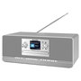 TechniSat DIGITRADIO 372 CD BT Radio Cocina con CD, Bluetooth 5.0, USB, DAB/DAB+/FM, Pantalla TFT, Plata/Anthracita