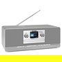 TechniSat DIGITRADIO 372 CD BT Radio Cocina con CD, Bluetooth 5.0, USB, DAB/DAB+/FM, Pantalla TFT, Plata/Anthracita