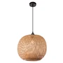 Kasukabe Lámpara Colgante Bambú SKD-P80003 Estilo Natural Mediterráneo Boho-Chic para Salones Comedores Dormitorios