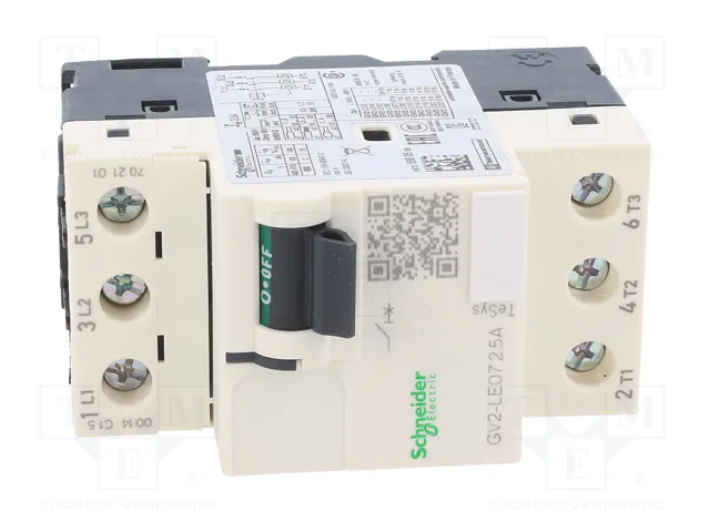 SCHNEIDER ELECTRIC GV2LE07 Interruptor motorizado 0,75/1,1kW 230÷690VAC