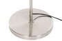 DKD Home Decor Lámpara de Pie Gris y Plateado de Poliéster y Metal