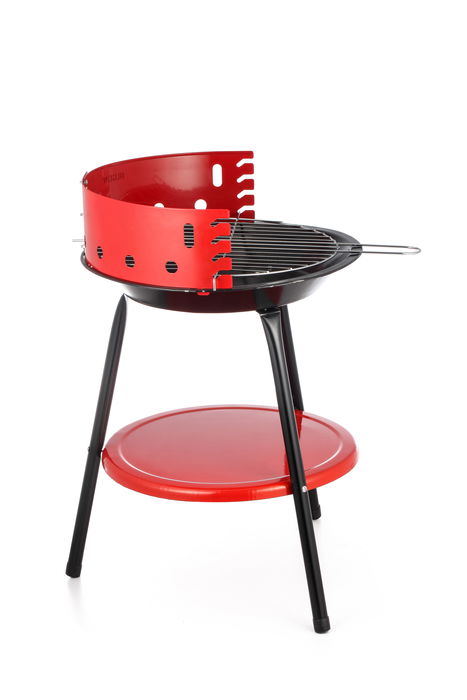 Algon Bbq Barbacoa Redonda 36 cm con Dimensiones 36.8 cm Alto x 37 cm Largo x 11.5 cm Ancho (4 Unidades)
