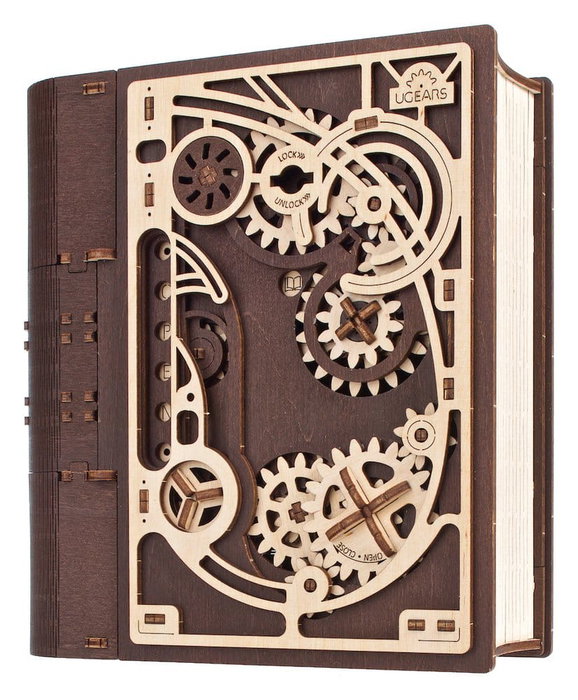 Ugears Libro de los Secretos Maqueta de Madera 3D Ugears Libro de los Secretos Maqueta de Madera 3D