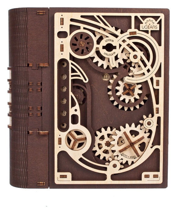 Ugears Libro de los Secretos Maqueta de Madera 3D Ugears Libro de los Secretos Maqueta de Madera 3D