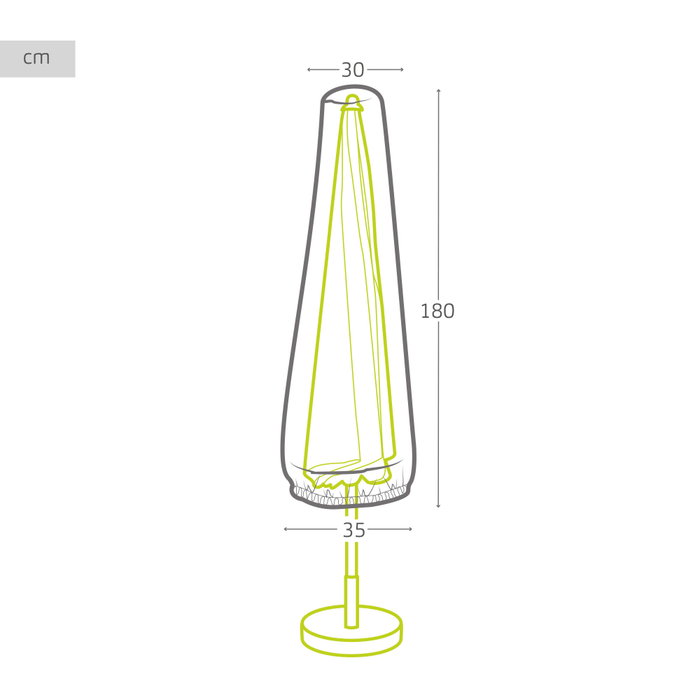 AKTIVE-FUNDA PROT PARASOL-30X3 Funda para parasol