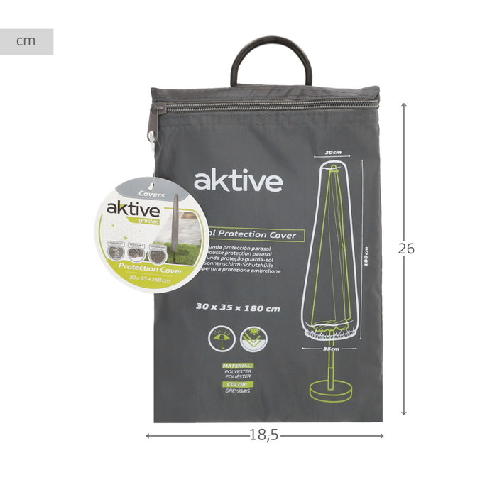 AKTIVE-FUNDA PROT PARASOL-30X3 Funda para parasol
