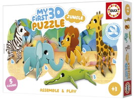 EDUCA BORRAS Baby Puzzle 3D Jungla