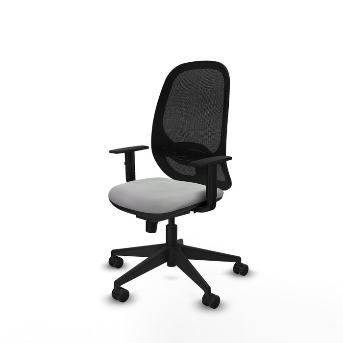 PIQUERAS Y CRESPO Silla de oficina Cilanco con mecanismo Sincro, Gris claro y Negro PIQUERAS Y CRESPO Silla de oficina Cilanco con mecanismo Sincro, Gris claro y Negro