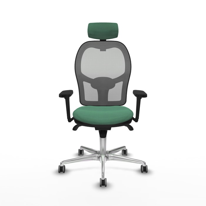 PIQUERAS Y CRESPO Silla de oficina Jorquera Verde esmeralda y Gris PIQUERAS Y CRESPO Silla de oficina Jorquera Verde esmeralda y Gris