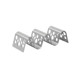TABLECRAFT Soporte para 2-3 Tacos Plata
