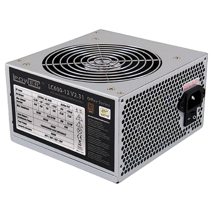 LC-Power LC600-12 V2.31 450W 80+ Bronze ATX Gris LC-Power LC600-12 V2.31 450W 80+ Bronze ATX Gris