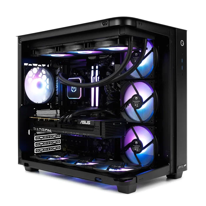 Komputronik Level UP F38 PC Sobremesa AMD Ryzen 7 7800X3D RX 9070 XT 32GB 2TB+8TB Windows 11 Home