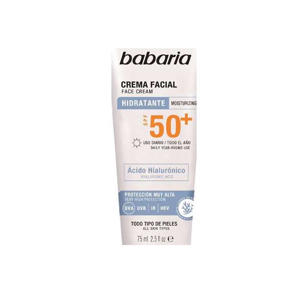 Babaria Solar Ácido Hialurónico Crema Facial SPF50+ 75 ml Babaria Solar Ácido Hialurónico Crema Facial SPF50+ 75 ml
