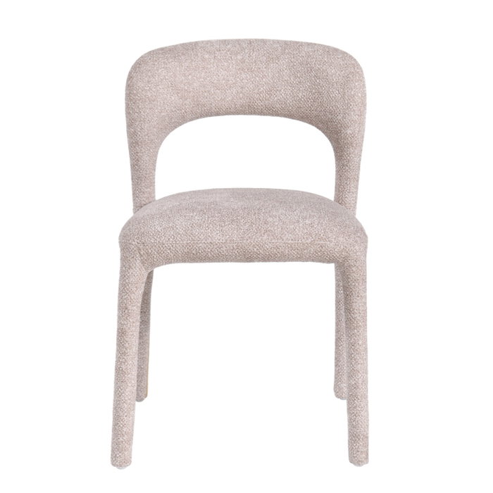 DKD Home Decor Silla de Metal y Poliéster Beige DKD Home Decor Silla de Metal y Poliéster Beige