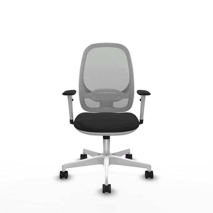 PIQUERAS Y CRESPO Silla de oficina Cilanco con mecanismo Sincro, Negro y Gris PIQUERAS Y CRESPO Silla de oficina Cilanco con mecanismo Sincro, Negro y Gris