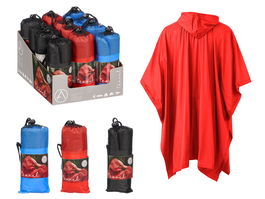 Arte Regal Poncho Surtidos Colores Azul, Negro, Rojo 20 cm x 6 cm x 7 cm (Set de 48)