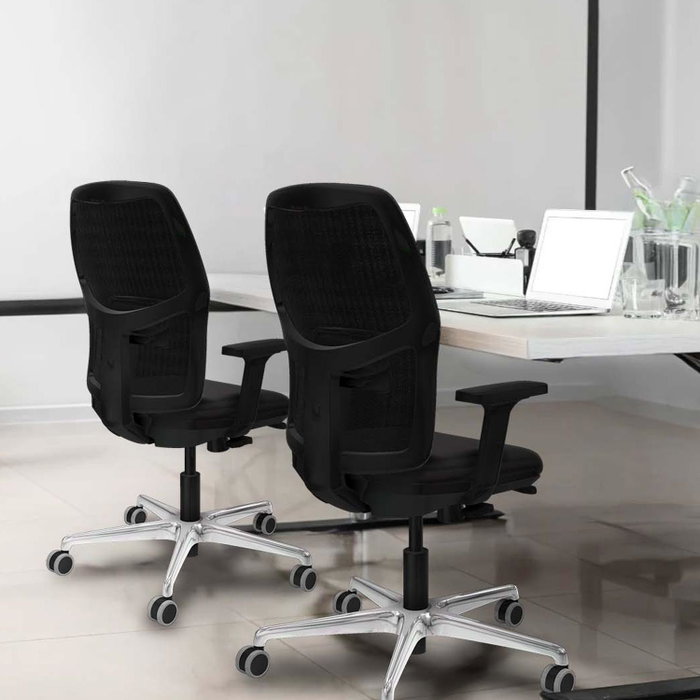 PIQUERAS Y CRESPO Alfera Traslack con malla negra y asiento amarillo PIQUERAS Y CRESPO Alfera Traslack con malla negra y asiento amarillo