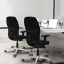 PIQUERAS Y CRESPO Alfera Traslack con malla negra y asiento amarillo