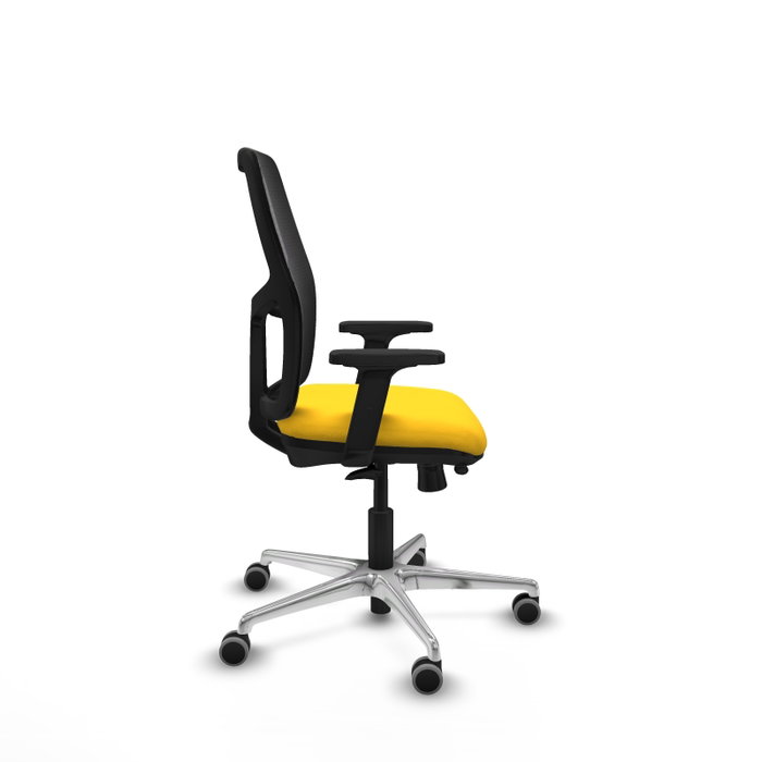 PIQUERAS Y CRESPO Alfera Traslack con malla negra y asiento amarillo PIQUERAS Y CRESPO Alfera Traslack con malla negra y asiento amarillo