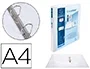 Exacompta Carpeta Canguro 2 Anillas 30 mm Din A4+ Personalizable Polipropileno Blanco