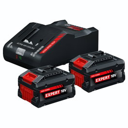 Bosch Starter-Set 2x EXBA18V-80 + EXAL18V-160 con Cargador