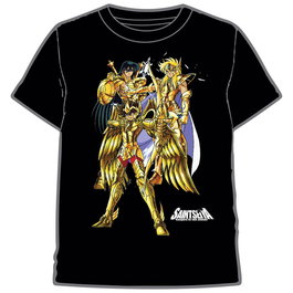 TOEI ANIMATION Camiseta Saint Seiya Gold Saint adulto 100% algodón 160gr