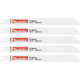 Makita P-04933 Hoja de Sierra Recíproca BIM 200/18Z