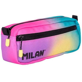Milan Portatodo Rectangular con 2 Cremalleras Colección Sunset