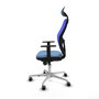 PIQUERAS Y CRESPO Silla de oficina Jorquera, mecanismo Sincro, Azul