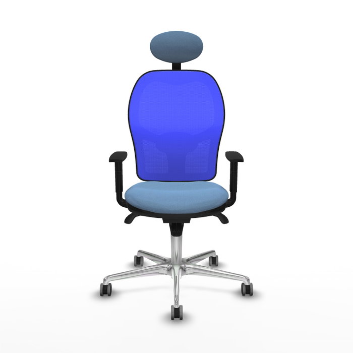 PIQUERAS Y CRESPO Silla de oficina Jorquera, mecanismo Sincro, Azul PIQUERAS Y CRESPO Silla de oficina Jorquera, mecanismo Sincro, Azul