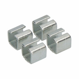 Edm Reductor cuadradillo cdd07 de acero zincado 8 x 8 mm (4 unidades)